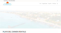 Desktop Screenshot of playadelcarmenluxuryrentals.com